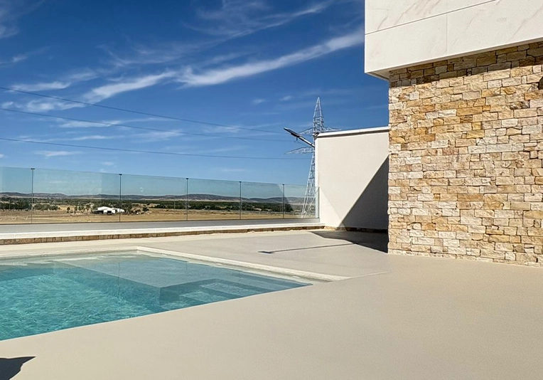 Proyecto de Vulcano Art, casa con piscina